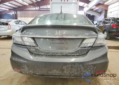 2013 Honda Civic Hybrid z USA, uszkodzony, nr VIN 19XFB4F2XDE202748